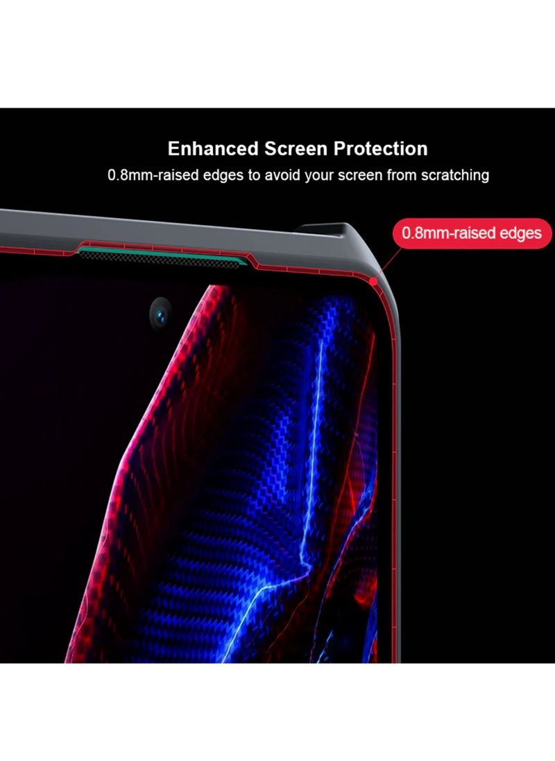 Protective Case Compatible with Xiaomi Poco X5 Pro 5G TPU Surround Shockproof Airbags Polycarbonate Clear Case 6.67 inch Back Cover Black