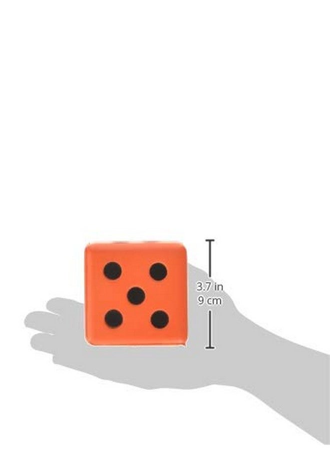 S&S Worldwide S&S Worldwide Large Molded Foam Dice. Assorted Color 3-1/4" PU Foam Dice Feature Recessed Dots. Great for Games, Math Exercises, Stacking and More. Set of 6 - Image 3