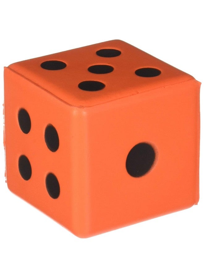 S&S Worldwide S&S Worldwide Large Molded Foam Dice. Assorted Color 3-1/4" PU Foam Dice Feature Recessed Dots. Great for Games, Math Exercises, Stacking and More. Set of 6 - Image 4