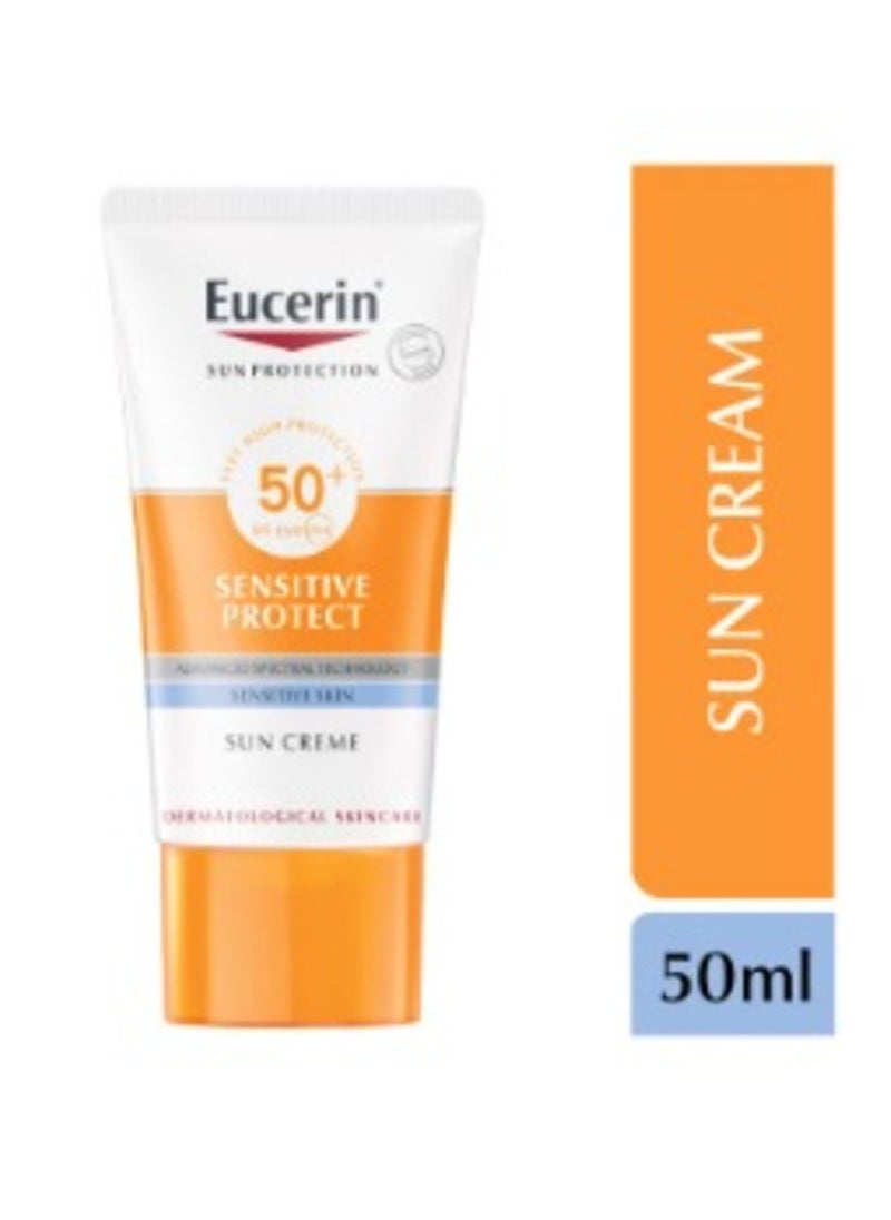 Eucerin Eucerin Sunscreen for sensitive skin protection with SPF +50 50ml  - Image 1