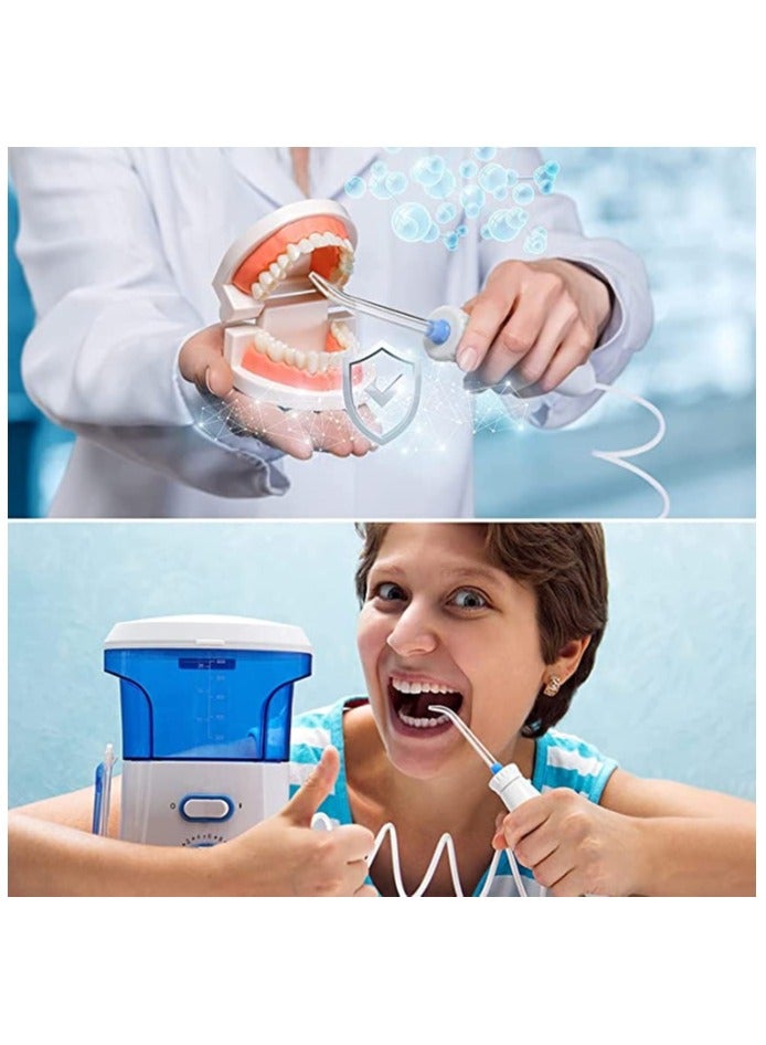 KASTWAVE Oral Hygiene Accessories Standard Water Hose Plastic Handle with Water Flosser Replacement Jet Tip Compatible with Waterpik Oral Irrigator WP-100 WP-300 WP-660 WP-900 (2Pcs)  - Image 5