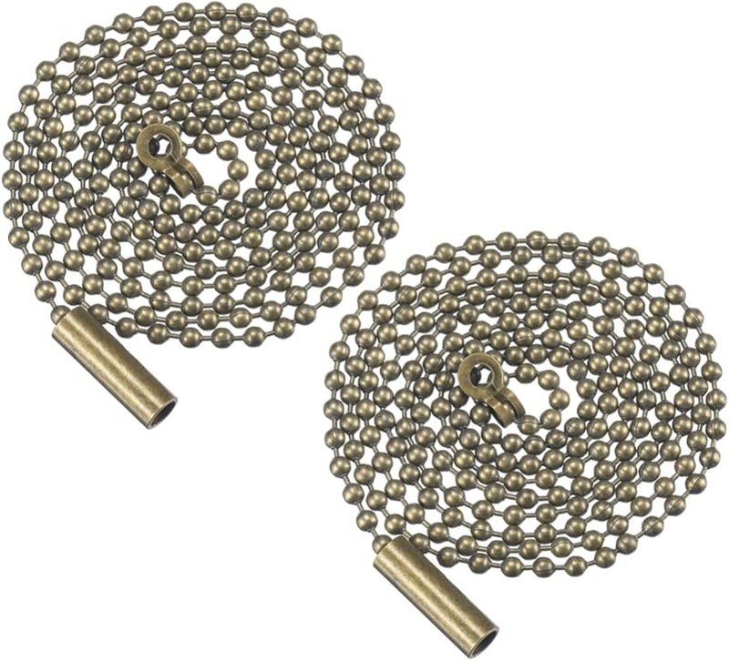 قطعتان موصل سلسلة سحب السقف الممتد بديل لمصباح الحائط ضوء بجانب السرير - Image 2