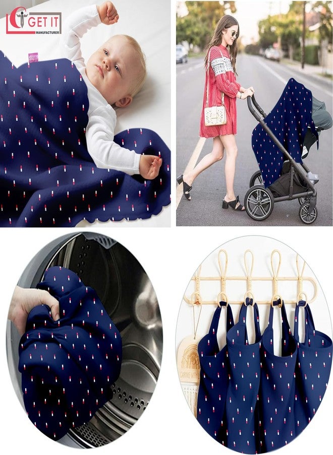 GET IT Breastfeeding Cover Premium Multi Usage Baby Nursing Cover Apron Model for New Born Adjustable Strap Easy Use in Travel - Image 4