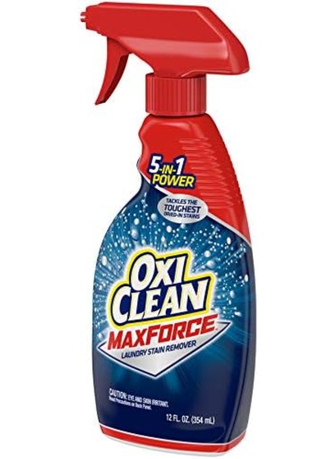 Oxiclean Max Force Laundry Basket Stain Remover Spray 12 oz - Image 2