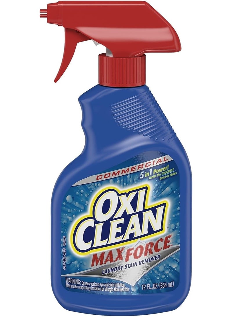 Oxiclean Max Force Laundry Basket Stain Remover Spray 12 oz - Image 1