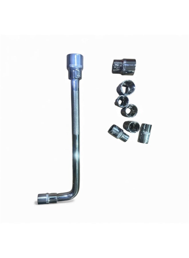 10-Piece Socket Wrench Set – 10mm to 22mm – Heavy-Duty 1/2" Drive Bending Bar – Hardened Steel for Professional & Home Use - Image 4