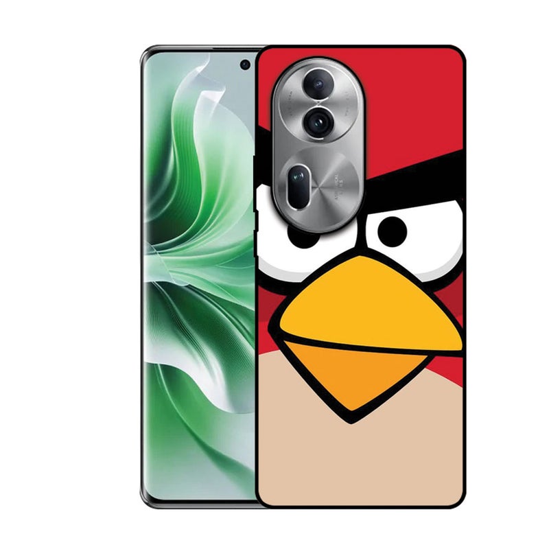 EYE CATCH Printed Protective Case Cover For Oppo Reno 11-  Angry Bird - Image 1