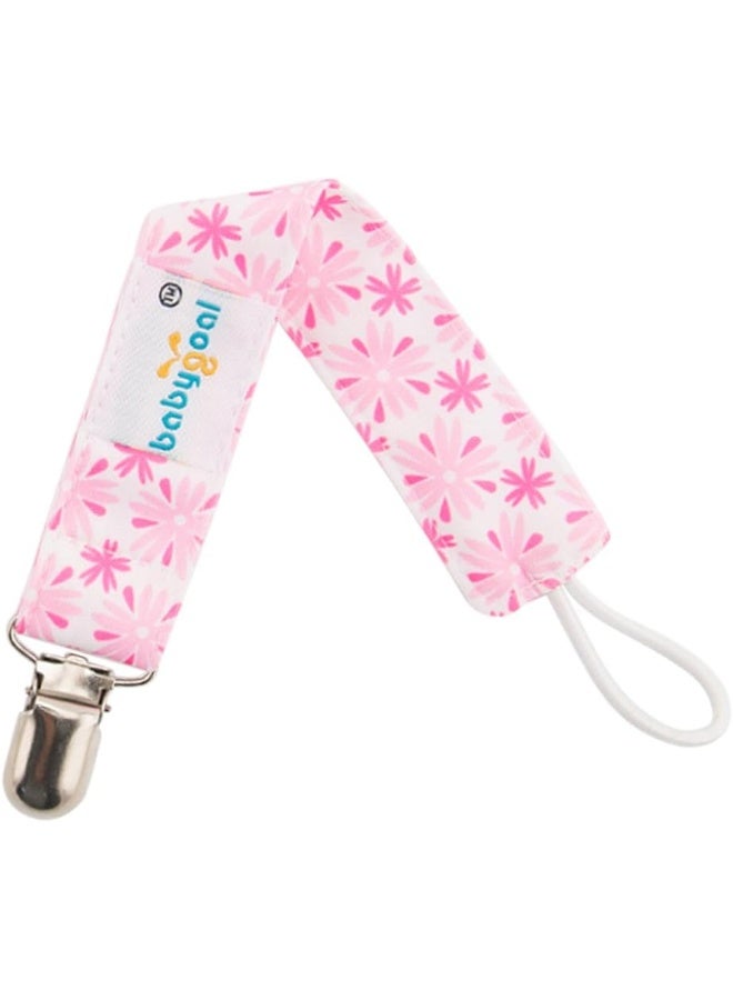 Babygoal Baby Girl Pacifier Clips with Pacifier Case, 4 Pack Metal Teething Clips & Baby Shower Gift Fits All Pacifier Styles - Image 5