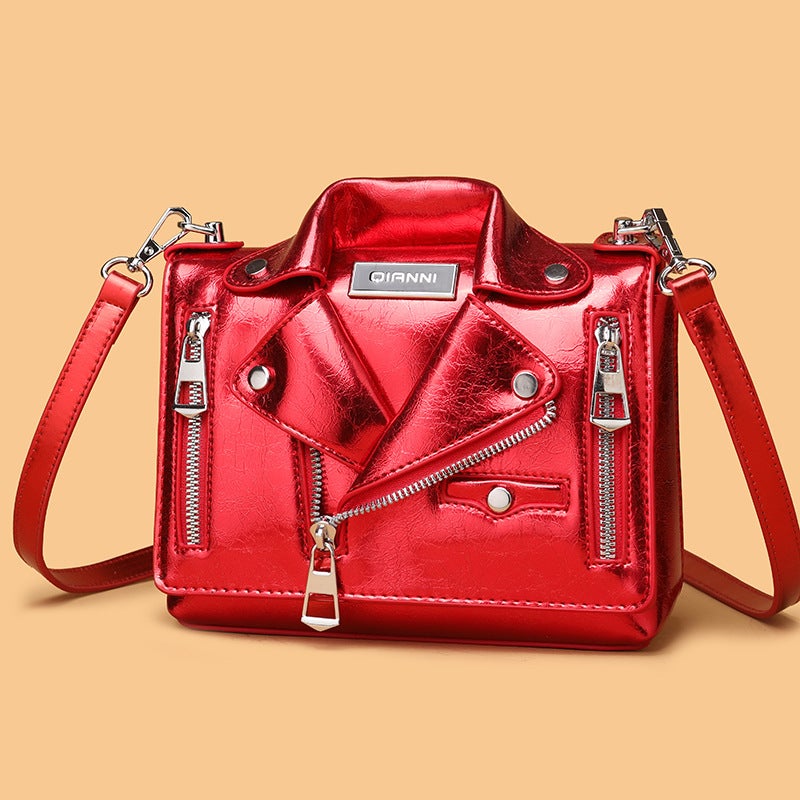 Personalized Clothes Bag Korean Fashion Rivet Bags Girl Shoulder Crossbody Small Square Bag For Women - Image 4