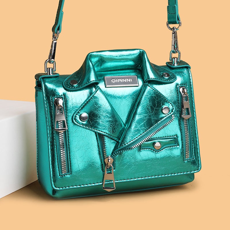 Personalized Clothes Bag Korean Fashion Rivet Bags Girl Shoulder Crossbody Small Square Bag For Women - Image 5