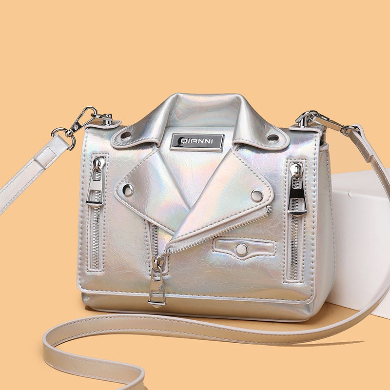 Personalized Clothes Bag Korean Fashion Rivet Bags Girl Shoulder Crossbody Small Square Bag For Women - Image 3