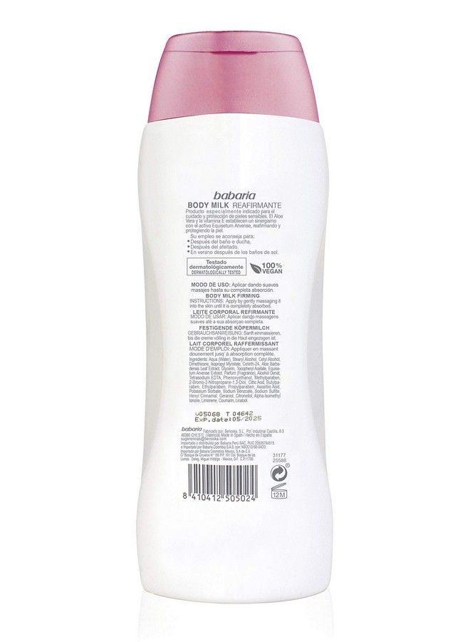 Babaria Firming Body Milk 500Ml 500Ml - Image 3