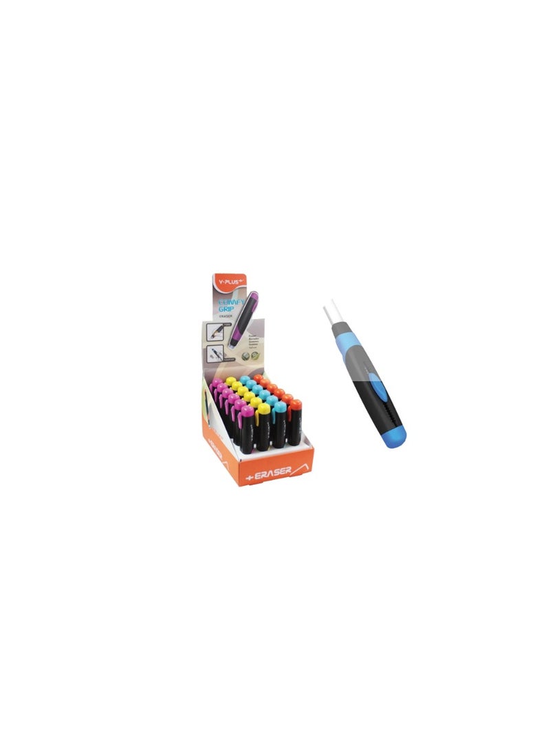 YPlus Y Plus Eraser PEN, rectangular, 24 piece, multi color - Image 5