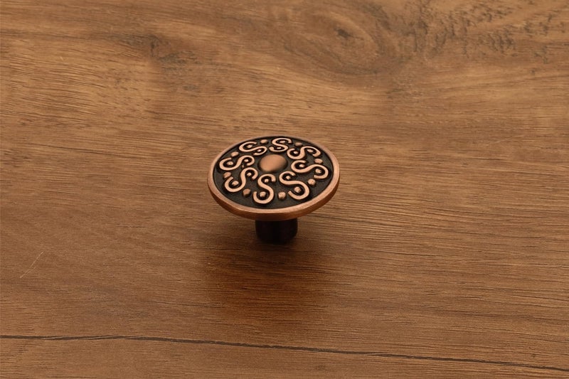 HARMONUS HARMONUS Knobs for Drawer Cabinets Set KnobCopper Wardrobe Kitchen Door Pull Handle Knobs Square Shape Drawer Knob KNOBS150 Pack of 2 