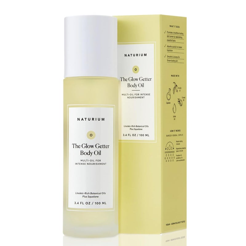 Naturium The Glow Getter Body Oil MultiOil for Intense Nourishment Hydrating  Moisturizing Formula Vegan  CrueltyFree 34 oz
