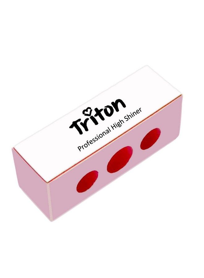Triton أداة تلميع الأظافر الاحترافية 2 في 1 مع مصقول وملف رمل ناعم وناعم لتجميل الأظافر للمنزل والصالون مع قبضة الأصابع - Image 1