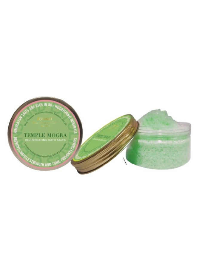 Nyassa Temple Mogra Bath Salt 220Gm Pain Relief Body Pain Relaxing Aroma Moisturized Skin Men & Women Pure & Natural 100% Vegan And Paraben Free 220Gm - Image 1