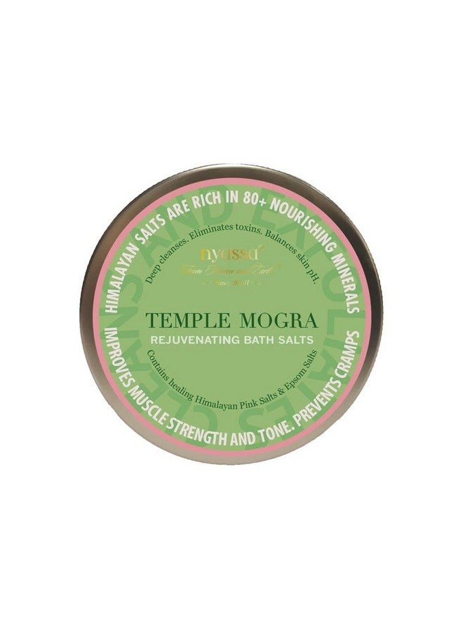 Nyassa Temple Mogra Bath Salt 220Gm Pain Relief Body Pain Relaxing Aroma Moisturized Skin Men & Women Pure & Natural 100% Vegan And Paraben Free 220Gm - Image 2