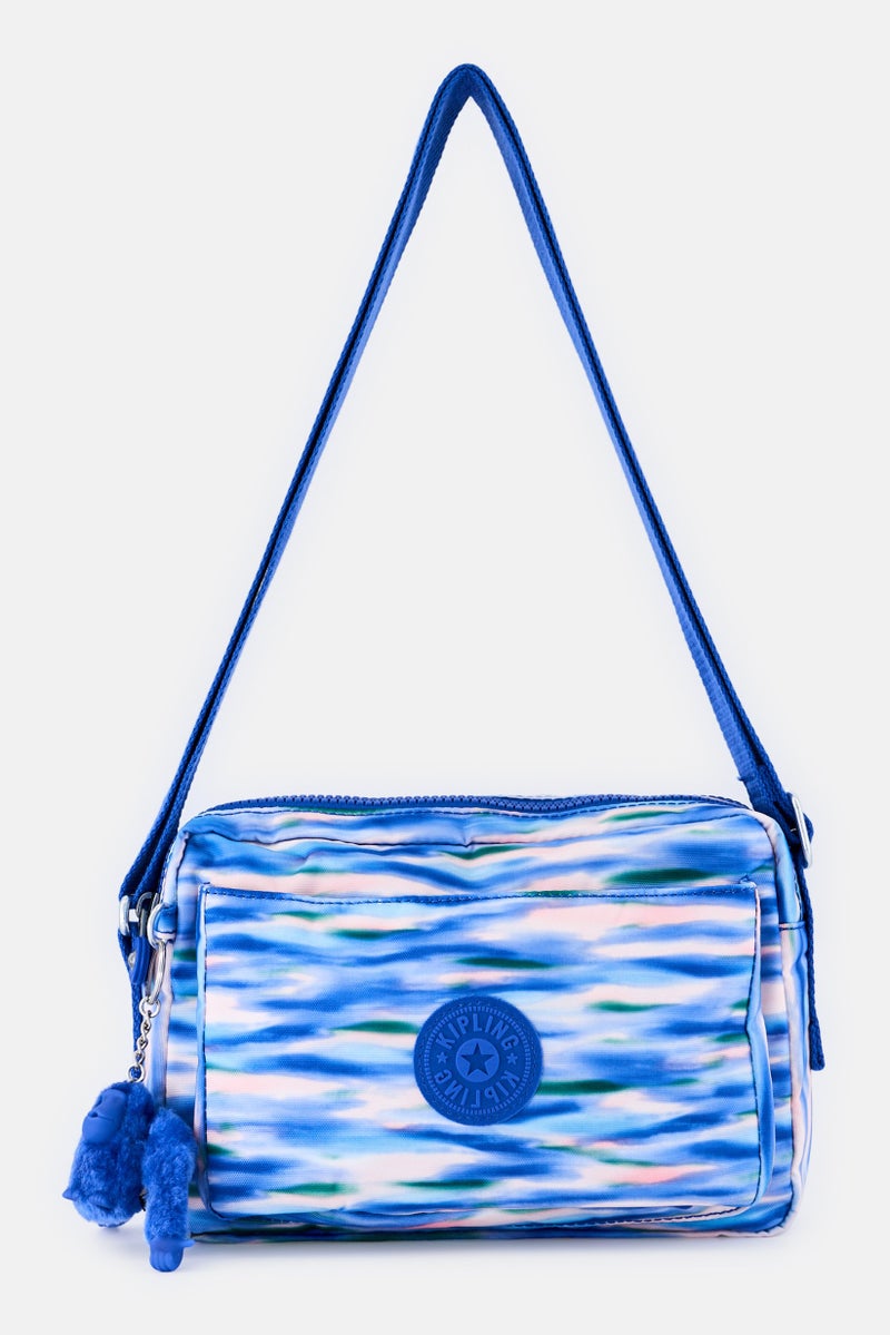 kipling Women Tie-Dye Cross Body Bag With Keyring, Multicolor - Image 1