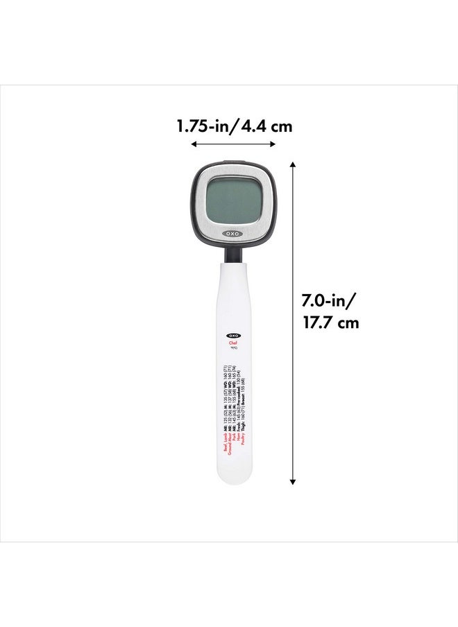 OXO OXO Good Grips Chef's Precision Digital Instant Read Thermometer, Black  - Image 2