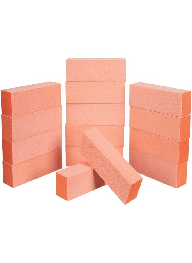 ForPro Professional Collection Buffing Block, Orange, 100/180 Grit, Three-Sided Manicure and Pedicure Nail Buffer, 3.75” L x 1” W x 1” H, 15-Count - Image 4
