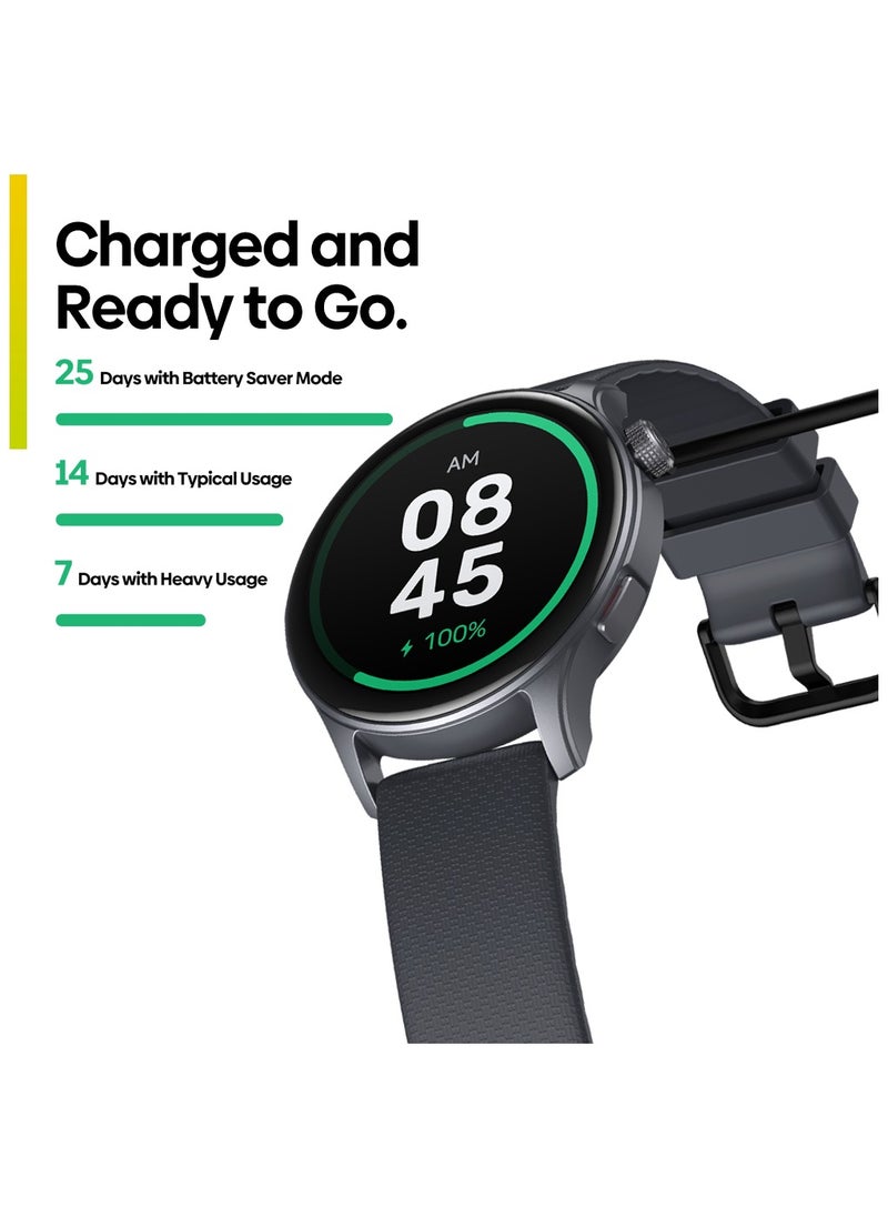 Zeblaze Fitness Smart Watch for Men Women, 1.43'' AMOLED GPS Smartwatch with Bluetooth Calling, Heart Rate/SpO2/Stress Monitor, 300mAh Battery, 2 Interchangeable Straps  - Image 5