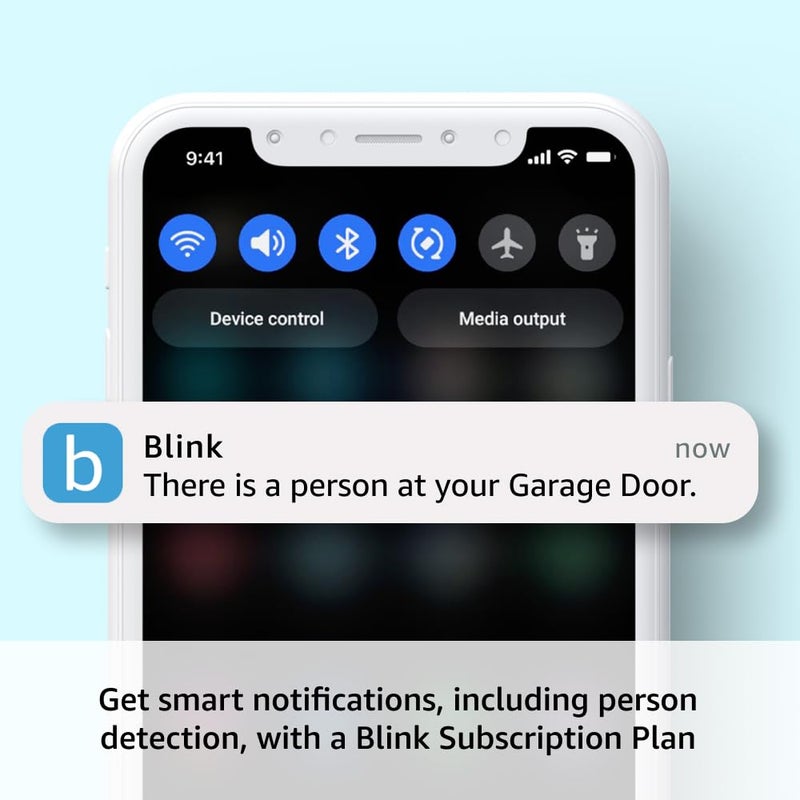 Blink بلك ميني 2 - كاميرات أمان المنزل والحيوانات الأليفة مع فيديو عالي الدقة، رؤية ليلية ملونة، كشف الحركة، صوت ثنائي الاتجاه، وضوء مدمج - 2 كاميرا (بيضاء) - Image 4