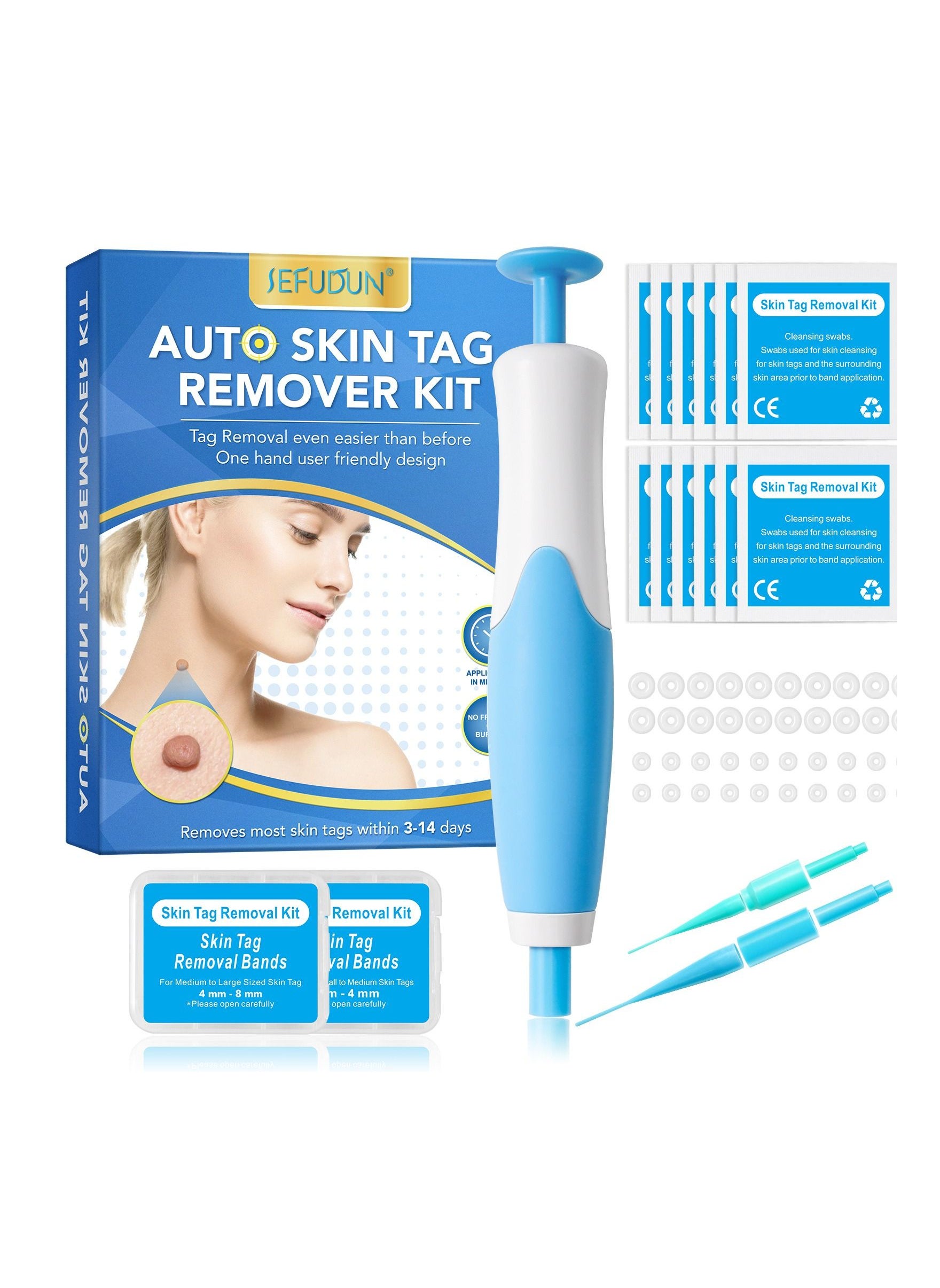 Sefudun Wart Removal Tool Skin Tag Removal Double Head Blue KSA ...