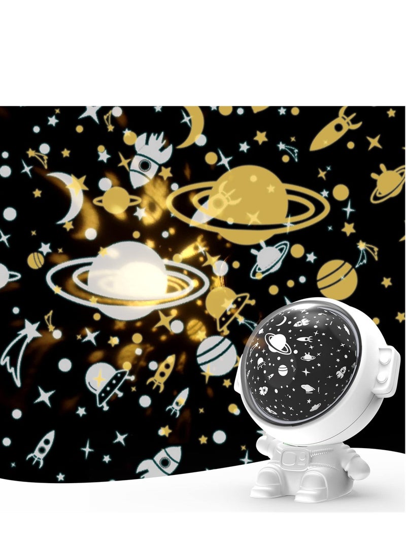 Astronaut Night Light for Kids Nightlight Space Star Projector 360 Degree Rotation - Image 1