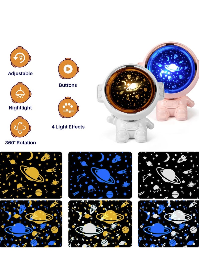 Astronaut Night Light for Kids Nightlight Space Star Projector 360 Degree Rotation - Image 2