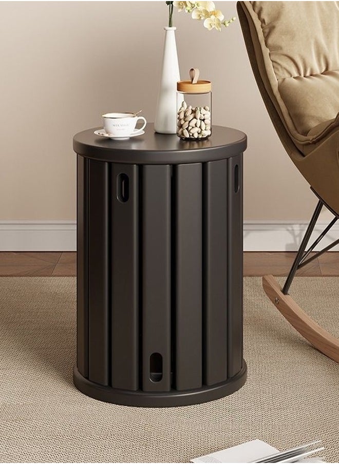 Raffine Versatile Multifunction 4 in 1 Solid Wood Stool Set Round Coffee Table Sofa Bedside Table Stackable Combination Stool for Living Room 36x47 cm (Fully Assembled)  - Image 5