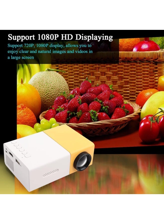 GTSOL Mini Projector, Portable 1080P LED Projector, Home Cinema Theater, Indoor/Outdoor Movie Projectors, Laptop/PC/Smartphone Support, HDMI Input - Image 3