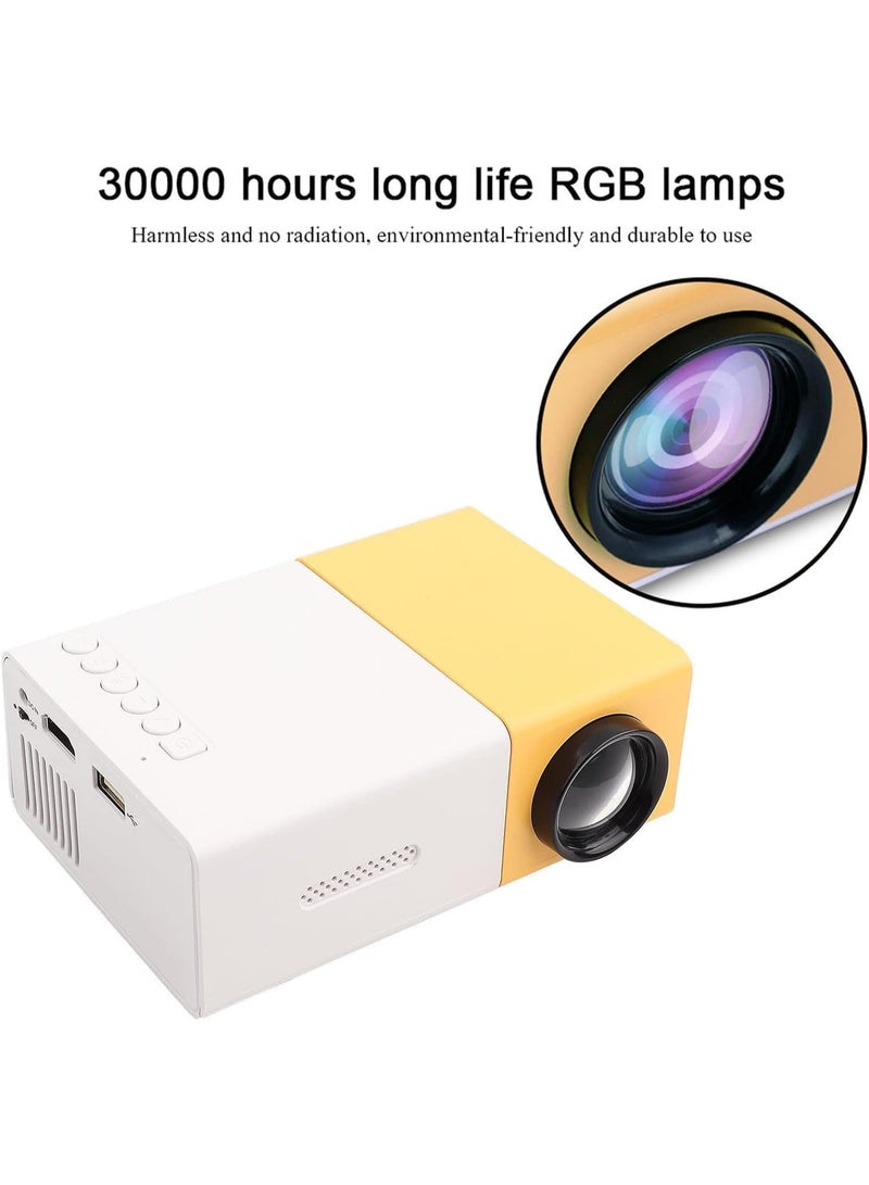 GTSOL Mini Projector, Portable 1080P LED Projector, Home Cinema Theater, Indoor/Outdoor Movie Projectors, Laptop/PC/Smartphone Support, HDMI Input - Image 4