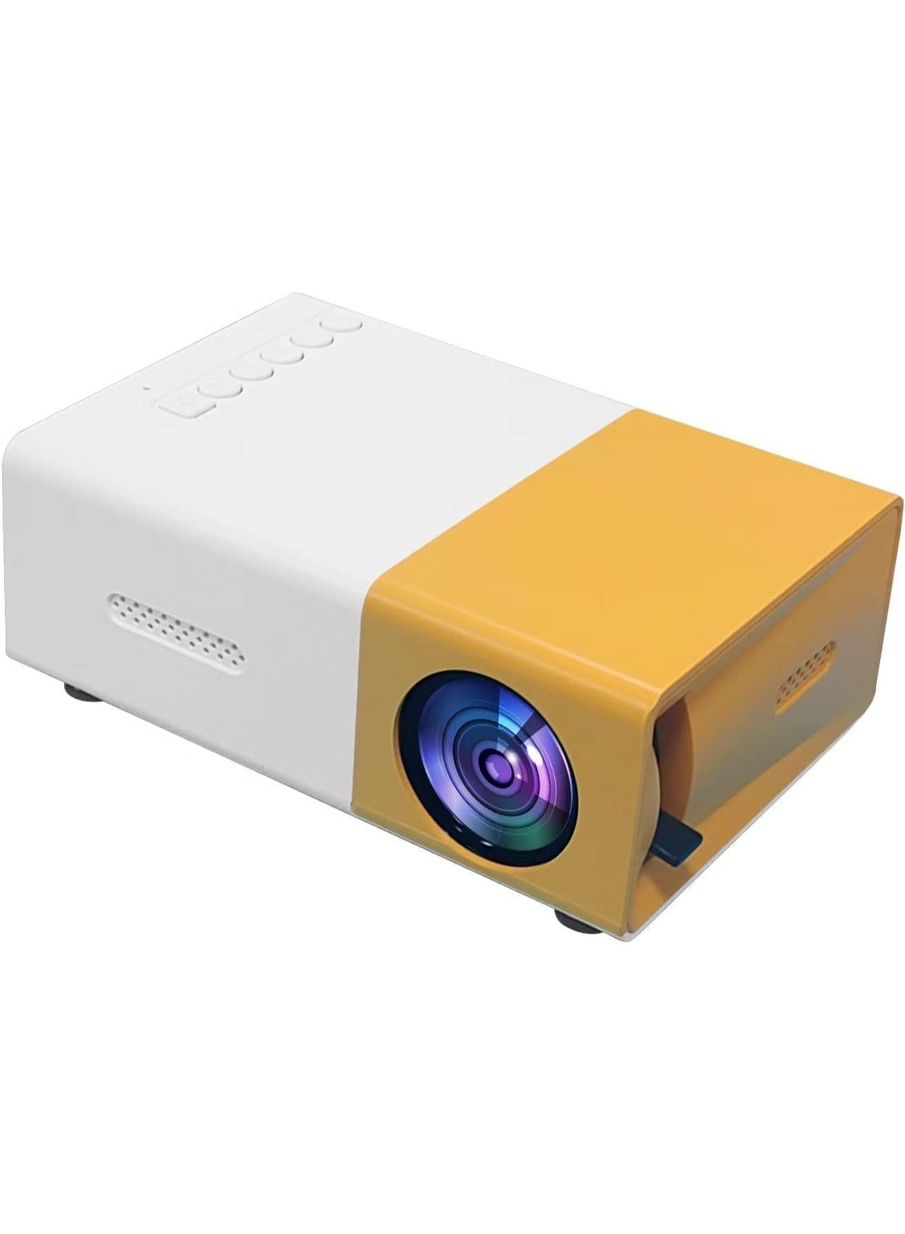 Mini Projector, Portable 1080P LED Projector, Home Cinema Theater, Indoor/Outdoor Movie Projectors, Laptop/PC/Smartphone Support, HDMI Input