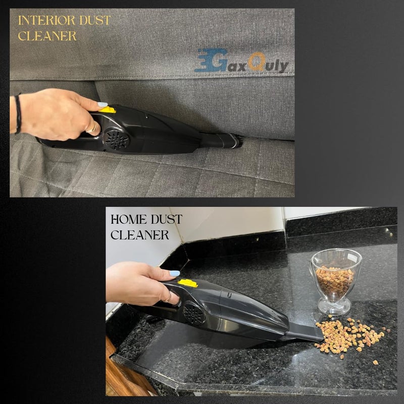 GaxQuly Cordless Vacuum for Home and Car 800W for Dry Vacuuming with USB Rechargeable Wireless Option MoonBlack - Image 4