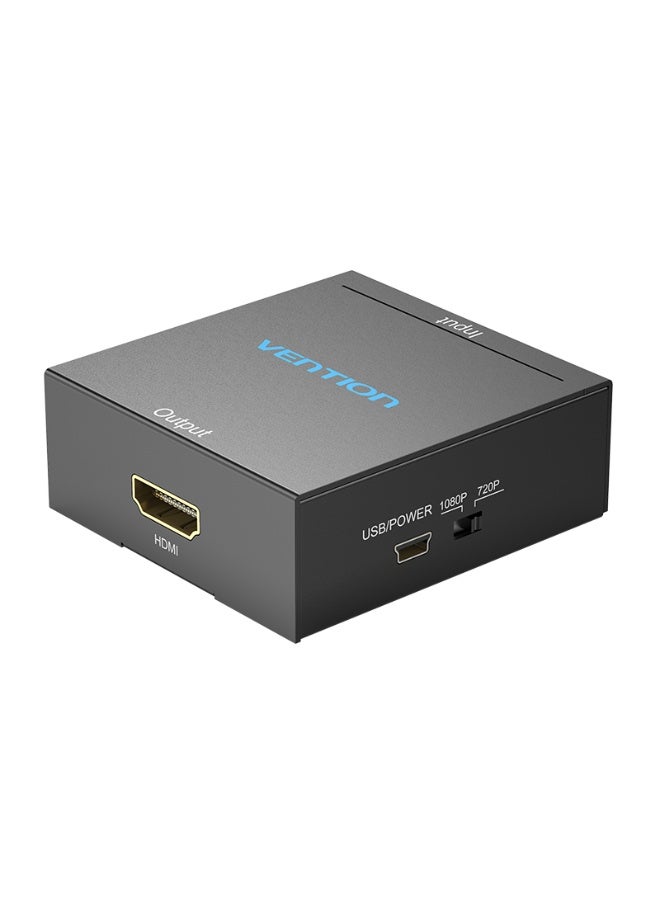 VENTION RCA to HDMI Converter Black Metal Type Model # AEFB0 - Image 1