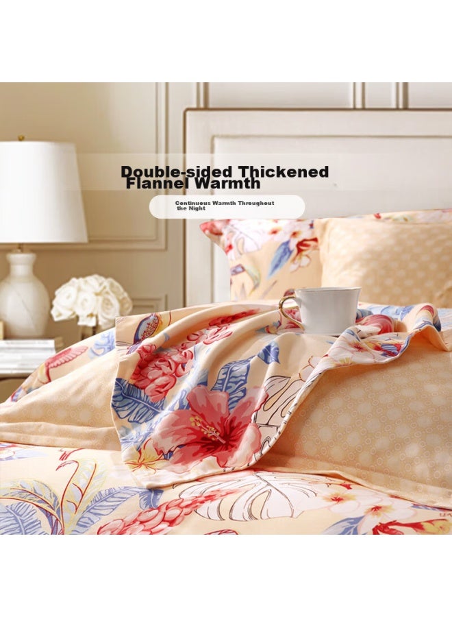 Fuanna Single Cotton Brushed Duvet Cover, Children's Student Dormitory Single Bedding Cover, 152*210cm - Image 1