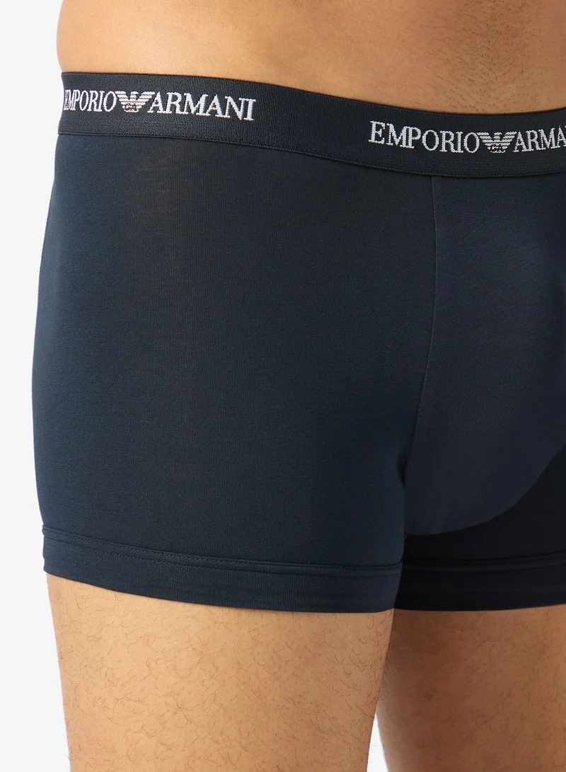 Emporio Armani  3 Pack Of Logo Boxers for Men | Best Price UAE