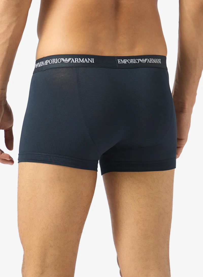 Emporio Armani  3 Pack Of Logo Boxers for Men | Best Price UAE