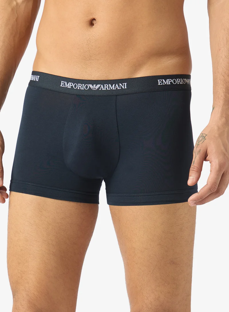 Emporio Armani  3 Pack Of Logo Boxers for Men | Best Price UAE