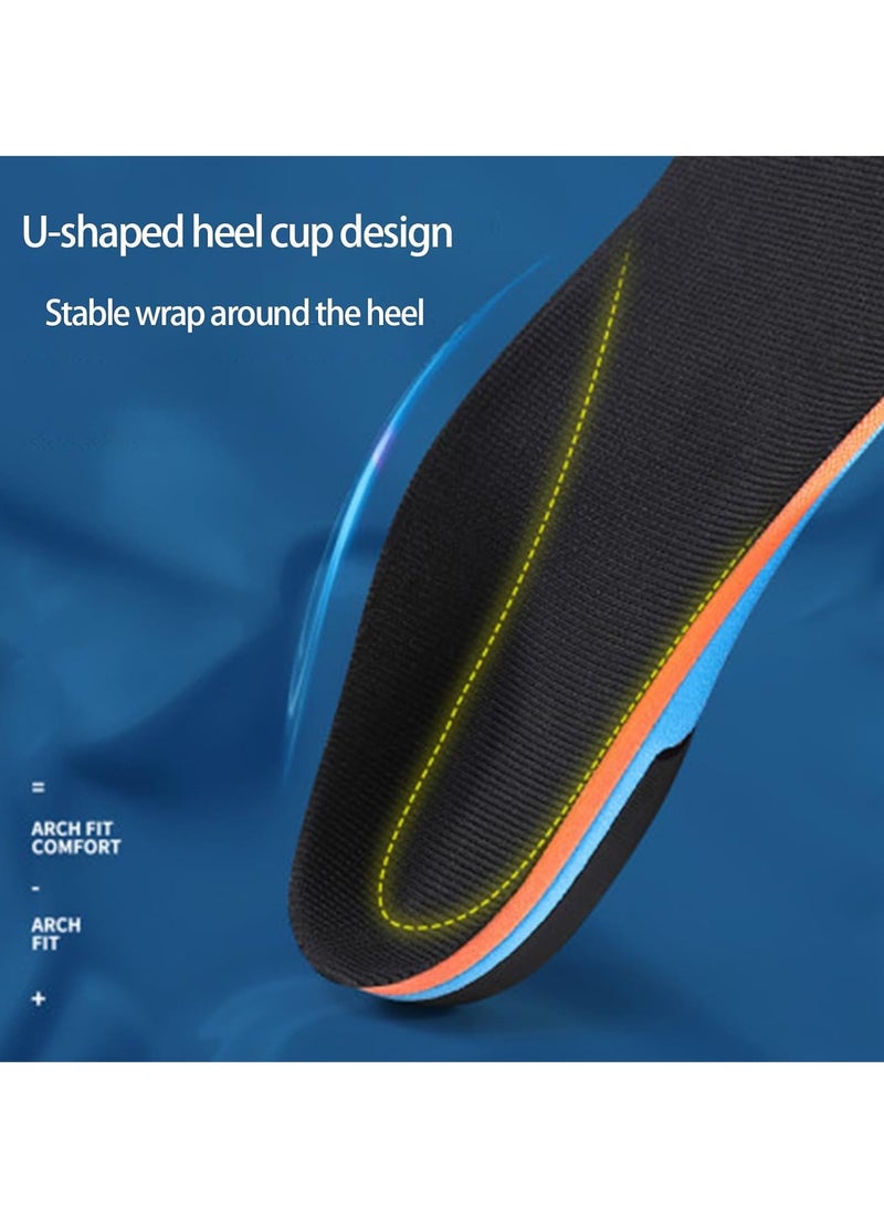 GUDOO أحذية تقويم العظام نعل تقويم العظام للأقدام المسطحة قوس سوبر دعم القدم لتخفيف الآلام التهاب اللفافة الأخمصية قدم كعب لتخفيف الآلام - Image 4