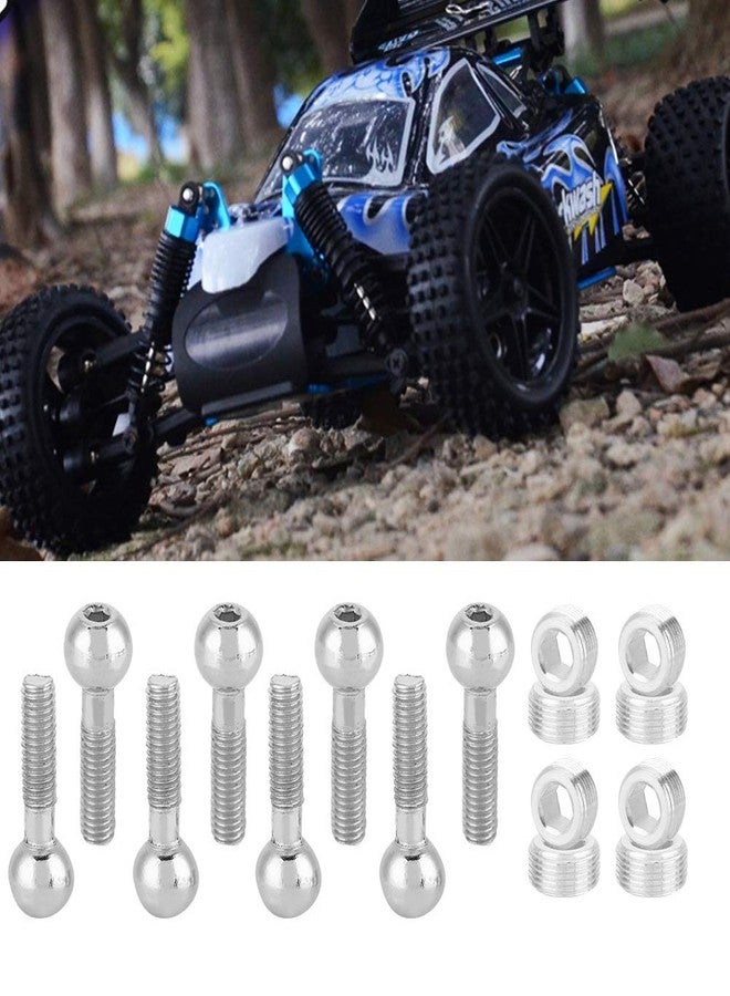 ديلوي برغي برأس كروي، معدن متين مع صواميل سداسية، برغي تحكم عن بعد بمقياس 1/10 لسيارات الزحف التي تعمل بالتحكم عن بعد، والشاحنات، وهواة بناء نماذج السيارات. - Image 4