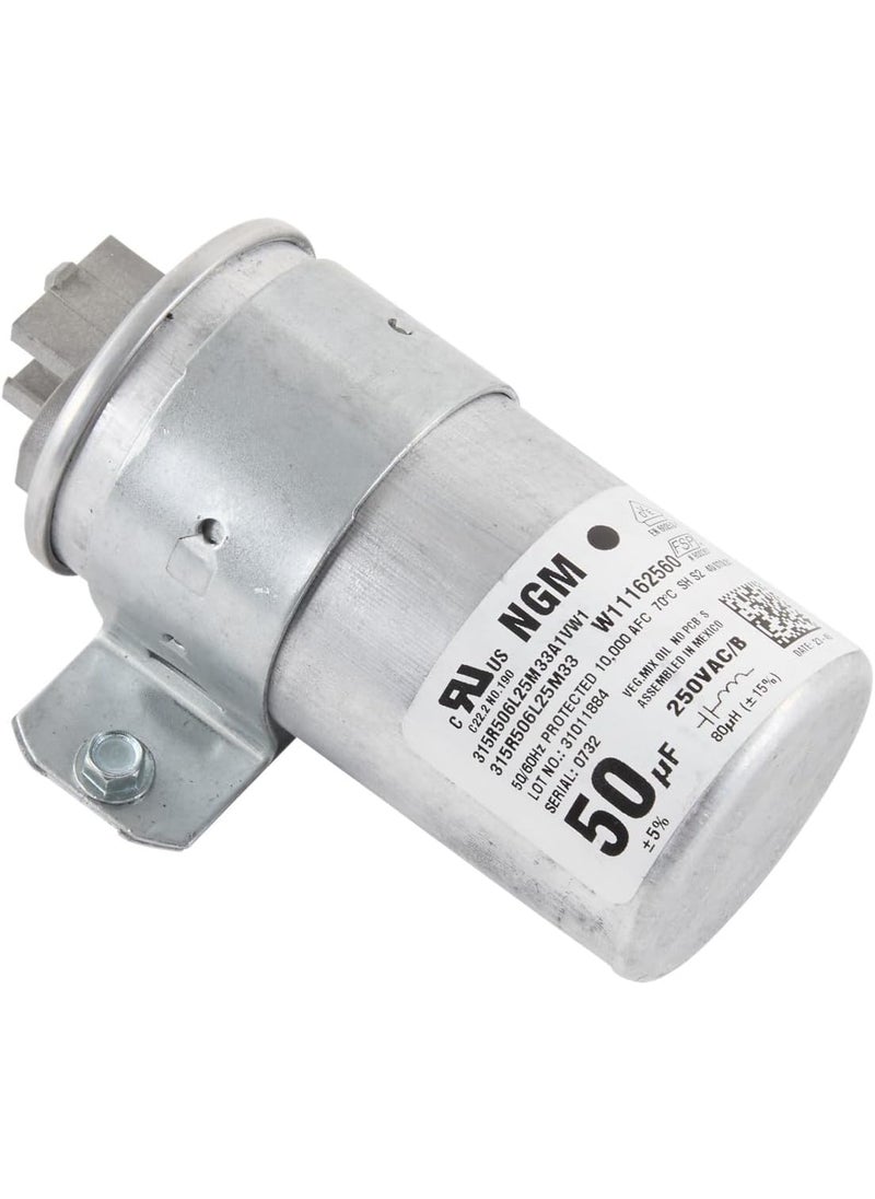 Whirlpool Whirlpool W11395618 OEM Top Load Washer Run Capacitor PartReplaces W10390446 W10625046 W10843769 W10866250 W11158831 W11162560 W11315694 and WPW10625046  - Image 1