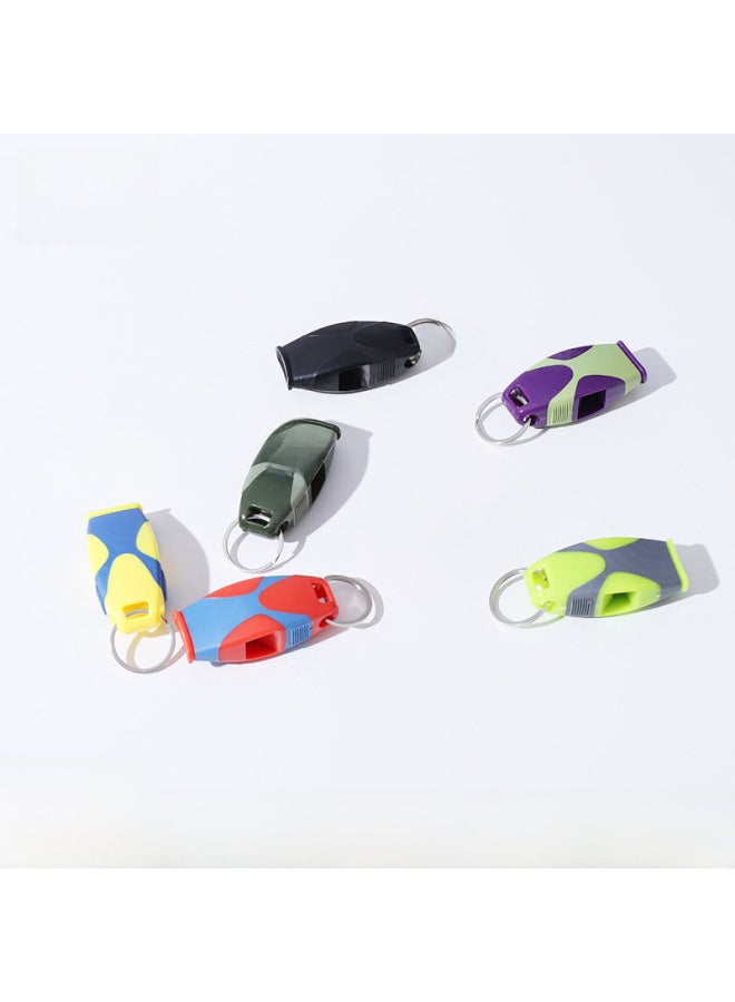 Generic Supply Referee Competition Sports Special Plastic Fox Whistle High Frequency Survival Nuclear-free Whistle Fox FOX40-Color:Army Green - Image 1