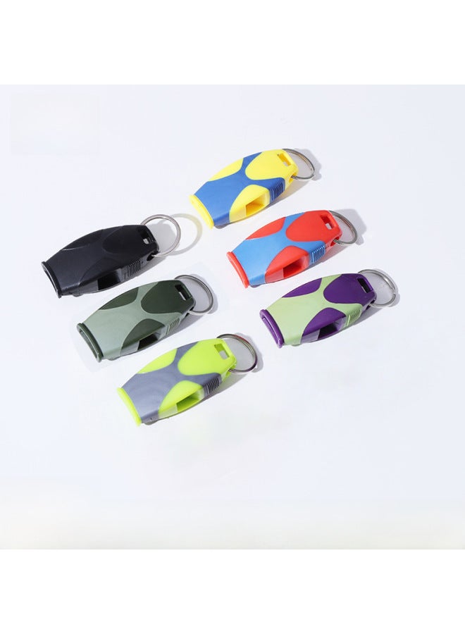 Generic Supply Referee Competition Sports Special Plastic Fox Whistle High Frequency Survival Nuclear-free Whistle Fox FOX40-Color:Army Green - Image 2