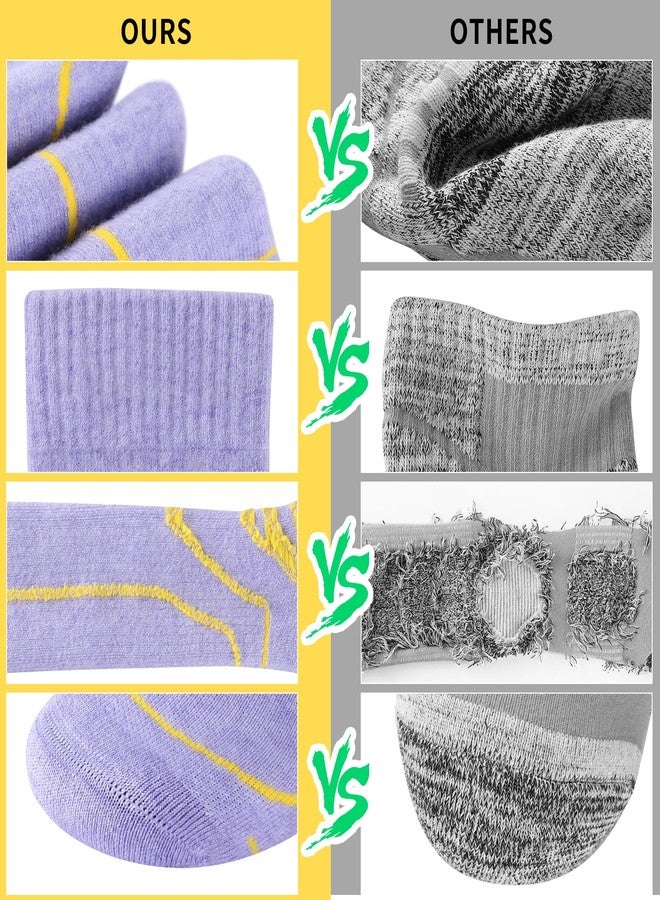 زيكاك جوارب تزلج من صوف ميرينو من زيكاك، زوجان للنساء، جوارب حرارية طويلة تصل إلى الركبة مناسبة للطقس البارد، مثالية للتزلج، والتزلج على الجليد، والمشي لمسافات طويلة، والتخييم. - Image 5