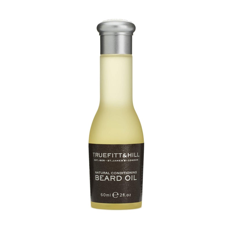 Truefitt & Hill Beard Oil, Packed with Essential Oils for Glide, Moisturizing, Healing, and Conditioning, Apply to Damp Skin, Essential for Comfortable Shave - 2 oz. - Image 1