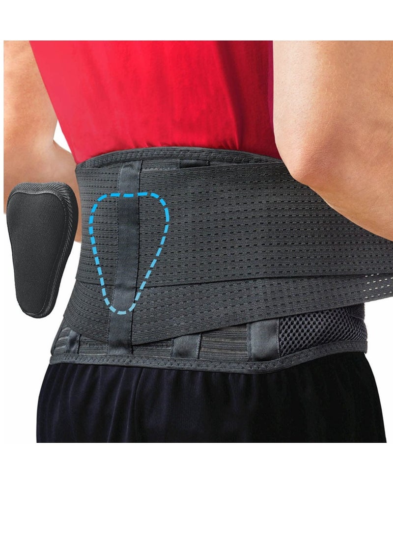 Cool Baby COOLBABY Waist Support Belt High Elastic Breathable Double Compression Support Belt For Weightlifting Work Adjustable And Removable Lumbar Cushion To Relieve Disc Herniation Sciatica Scoliosi  S Size  - Image 1