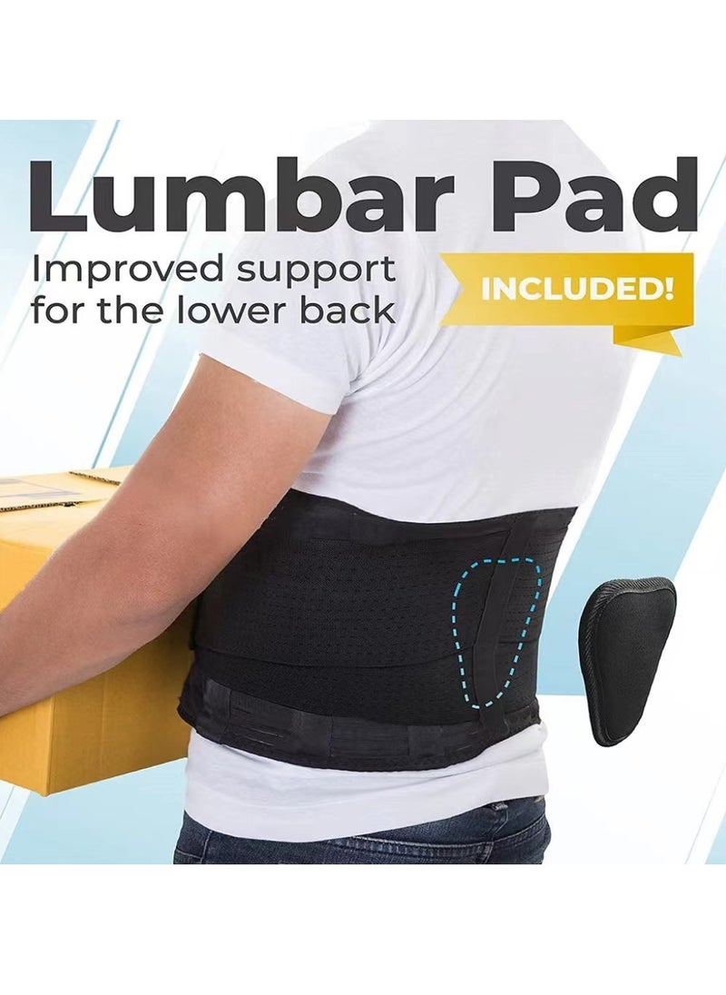 Cool Baby COOLBABY Waist Support Belt High Elastic Breathable Double Compression Support Belt For Weightlifting Work Adjustable And Removable Lumbar Cushion To Relieve Disc Herniation Sciatica Scoliosi  S Size  - Image 4
