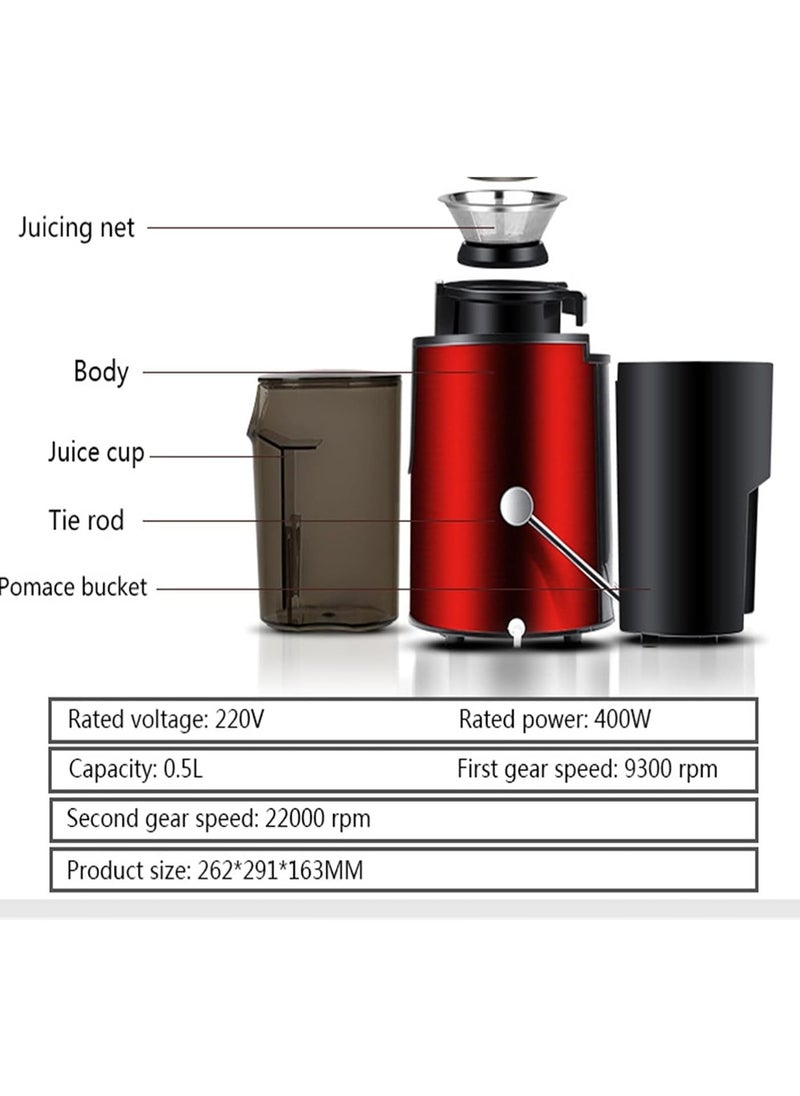 Generic Multifunction Juicer Machine Fruit Vegetable Original Juice Double Cutter Head Stainless Steel Portable Fruit Juicers  - Image 4